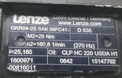 USED LENZE MCS 06F41-RS0P1-B11N-ST6S00N-R0SU