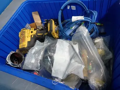 Cables, Snail Horn, Battery Unit, Drill