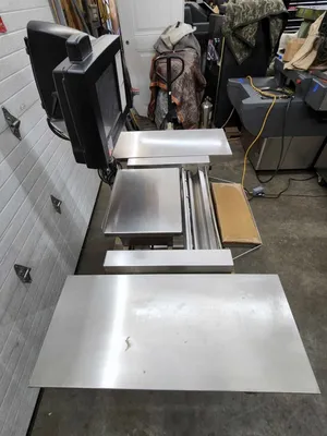 Hobart HWS-4 Hand Wrap Station w/ Scale and Printer Working Great!