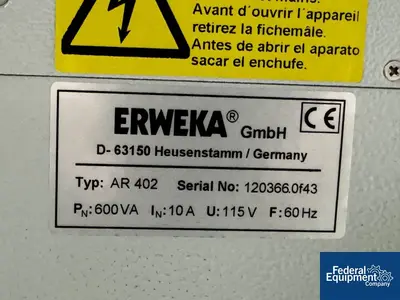 USED Erweka Erweka All Purpose System, Model AR 402, with Coating Pan, Crusher and Y Blender