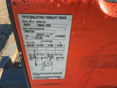 Used TOYOTA 8BWS10 Misc Forklifts Michigan US | Miedema Asset Management Group #1443972