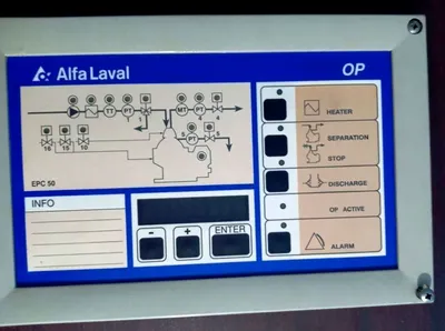 GEA and Alfa-Laval EPC-41 and 400 circuit boards and panels.
