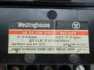 USED WESTINGHOUSE F3040