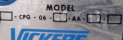 USED VICKERS CPG-06-10-AA-11 FLOW CONTROL VALVE CPG0610AA11