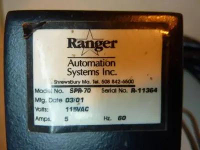USED RANGER AUTOMATION SYSTEMS SPR-70