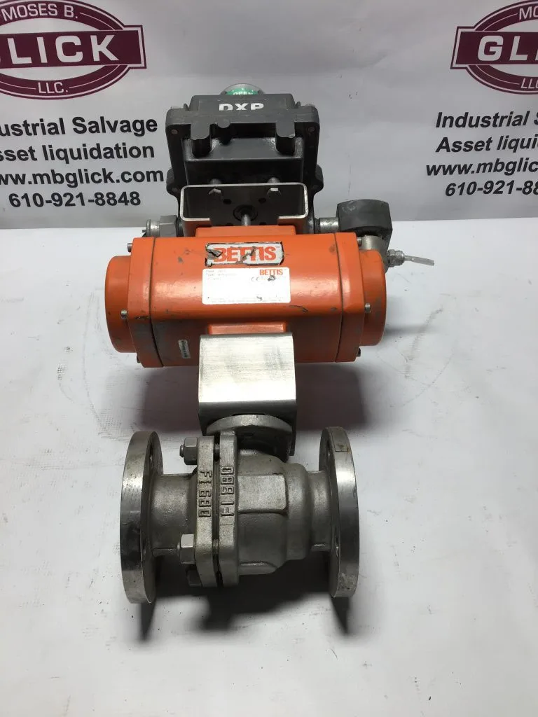 Kace F1 680 Floating Ball valve 1 1/2″-150 316 Stainless steel Bettis Actuator