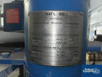 USED International Reactor Corp. 1 Gal International Reactor, S/S, 225/150#