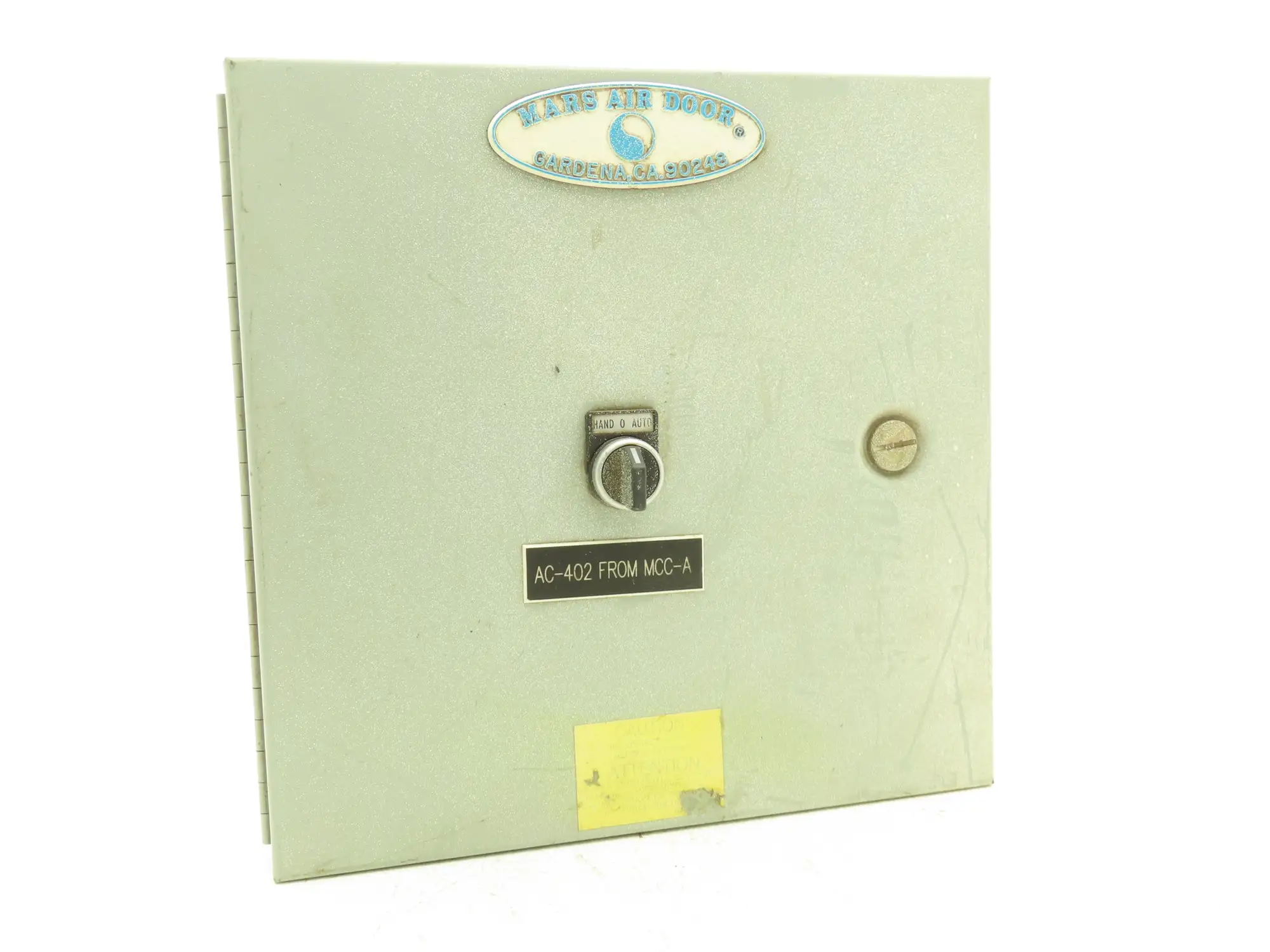 Mars Air Door S2B4A Motor Control Pannel 2 Door W Safety Switches 3Ph 115V Coil