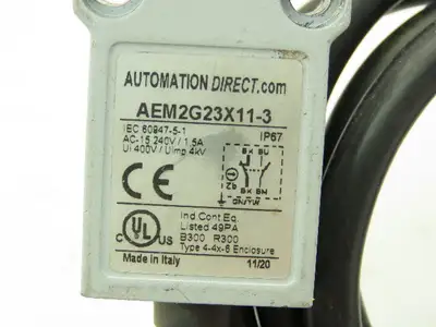 Automation Direct AEM2G23X11-3 Oiltight Limit Switch Roller NO/NC 400V Lot of 4