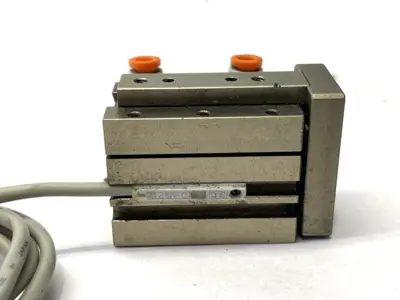 USED ROBOHAND PNEUMATIC PRECISION MINI POWER LINEAR SLIDE 1/2" STROKE