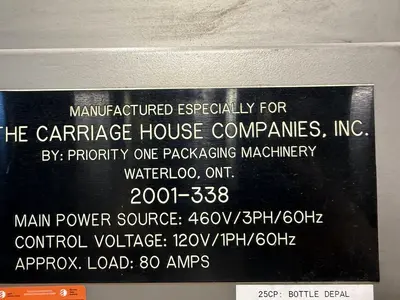 Priority One Automatic Bulk Container Depalletizer - Low Level