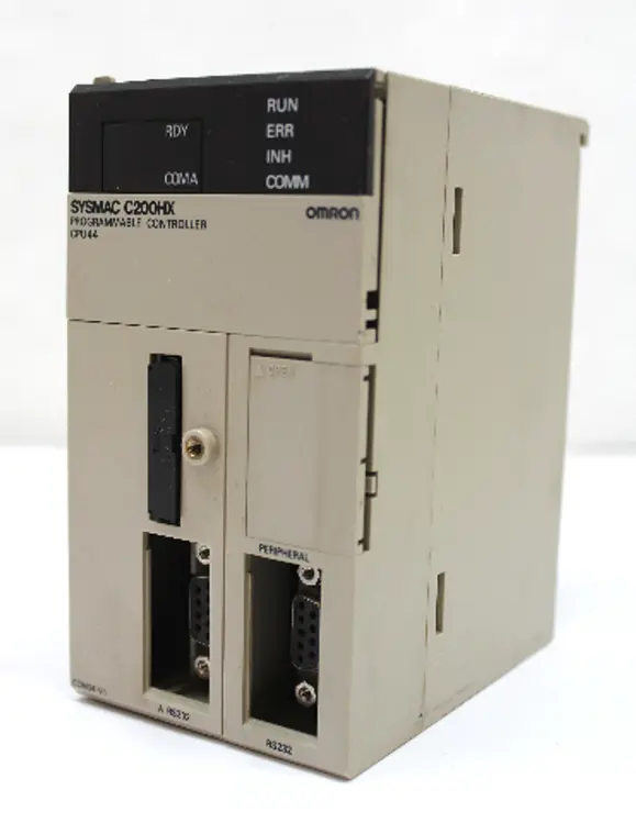 Used OMRON SYSMAC C200HX-CPU44-E Programmable Logic Controllers | Industrial Parts R Us Inc. #359147