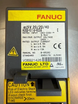 Fanuc A06B-6114-H304 Servo Amplifier (11.4.5)