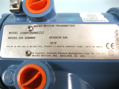 NEW Micro Motion 2700 R12 NBMEZZZ
