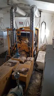 USED GARDNER DENVER PA-8, 4 1/2 X 8 TRIPLEX MUD PUMP