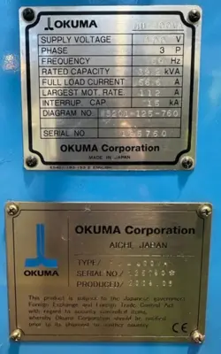 USED 2006 OKUMA MU400VA OKUMA MU400VA