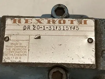 Used REXROTH DR20-1-31/315YV/5 Pump & Valve Parts Ohio US | Surplus Asset Holdings #1241144