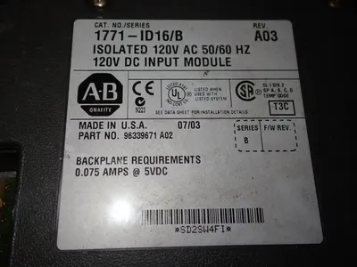 USED ALLEN BRADLEY 1771ID16/B