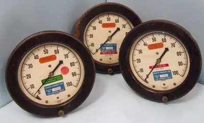 QTY. 3. USG UNITED STATES GAUGES MODEL: NO. 19010,...