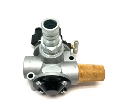 USED EMERSON NUMATICS 3-WAY POPPET VALVE, SOLENOID PILOT, 1" PORTS