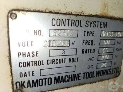 USED OKAMOTO ACC-820-DX