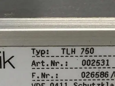 USED NOVOTECHNIK TLH750