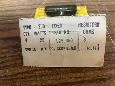 New | in-Stock OHMITE L25J3R0 Miscellaneous Equipment (Electrical & Power) Ohio US | Surplus Asset Holdings #1445191