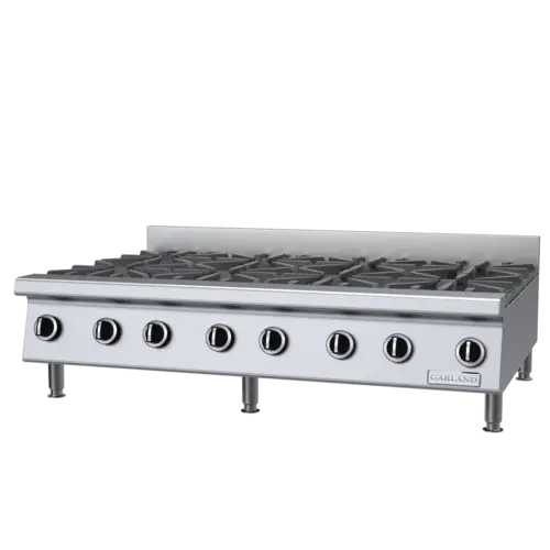 Garland GTOG48-8 48" Gas Hotplate w/ (8) Burners & Manual Controls, Natural Gas