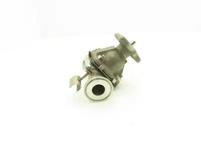ITT Dia-Flo 1" Stainless Manual Diaphragm Valve 1.5" Tri-Clamp