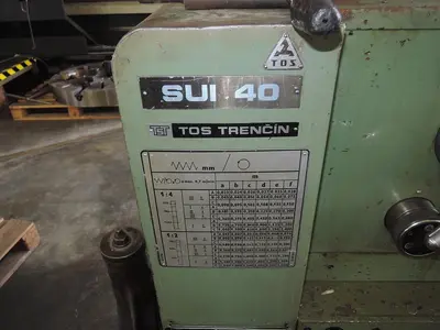 Used 1988 TOS SUI 40-1500 Engine Lathes CZ | Amaron s.r.o. #1056655