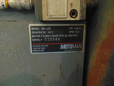 USED YASKAWA MOTOMAN MH-1500