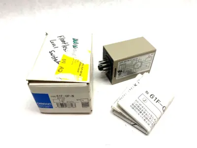 USED OMRON FLOATLESS LEVEL SWITCH PLUG-IN TYPE 11-PIN