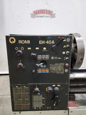 Used ROMI EH-40A Engine Lathes Michigan US | Vander Ziel Machinery Sales #482695