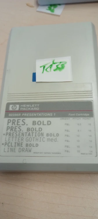 Used HP HP (Hewlett Packard) 92286R Presentations 1 Font Cartridge Office Equipment Arizona US | ASSET CONVERSION SPECIALISTS, INC. #523416