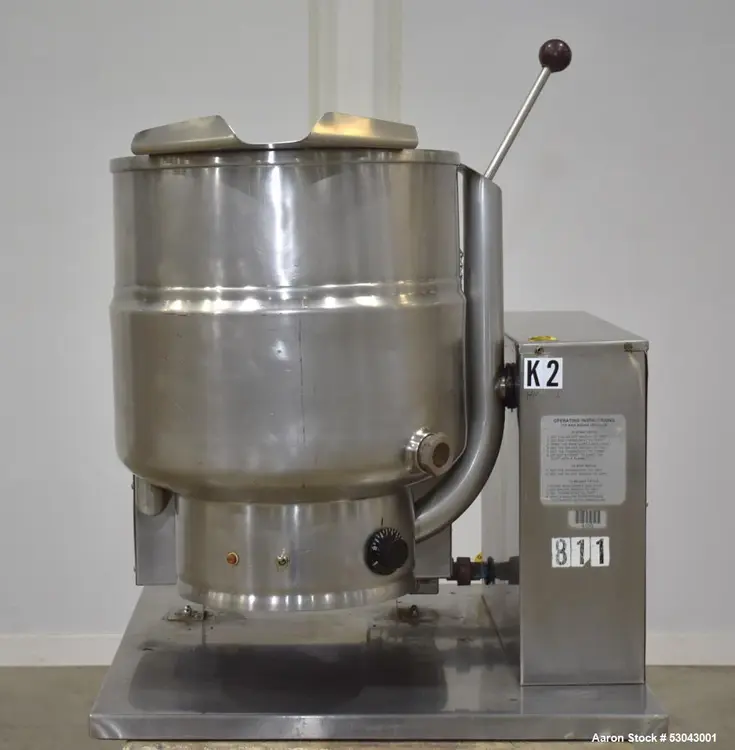 Used GROEN TDH-40 Stainless Steel Tanks Illinois US | Aaron Equipment #85145