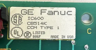 USED GE FANUC IC600CB514K