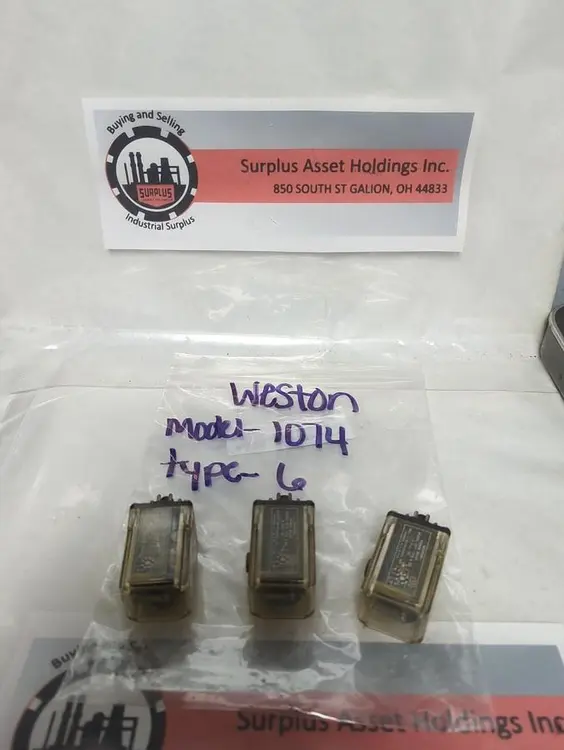 Used WESTON 1074-6 Miscellaneous Equipment (Electrical & Power) Ohio US | Surplus Asset Holdings #1412780