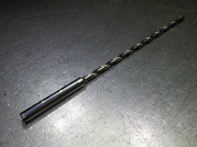 Mikron 3.7mm Coolant Thru 30xD Carbide Drill 6mm Shank 2.CD.300370.XL (LOC1310A)