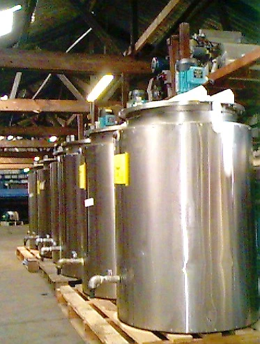 225 L S/S Electrically Heated Jacketed Cooker Tank
