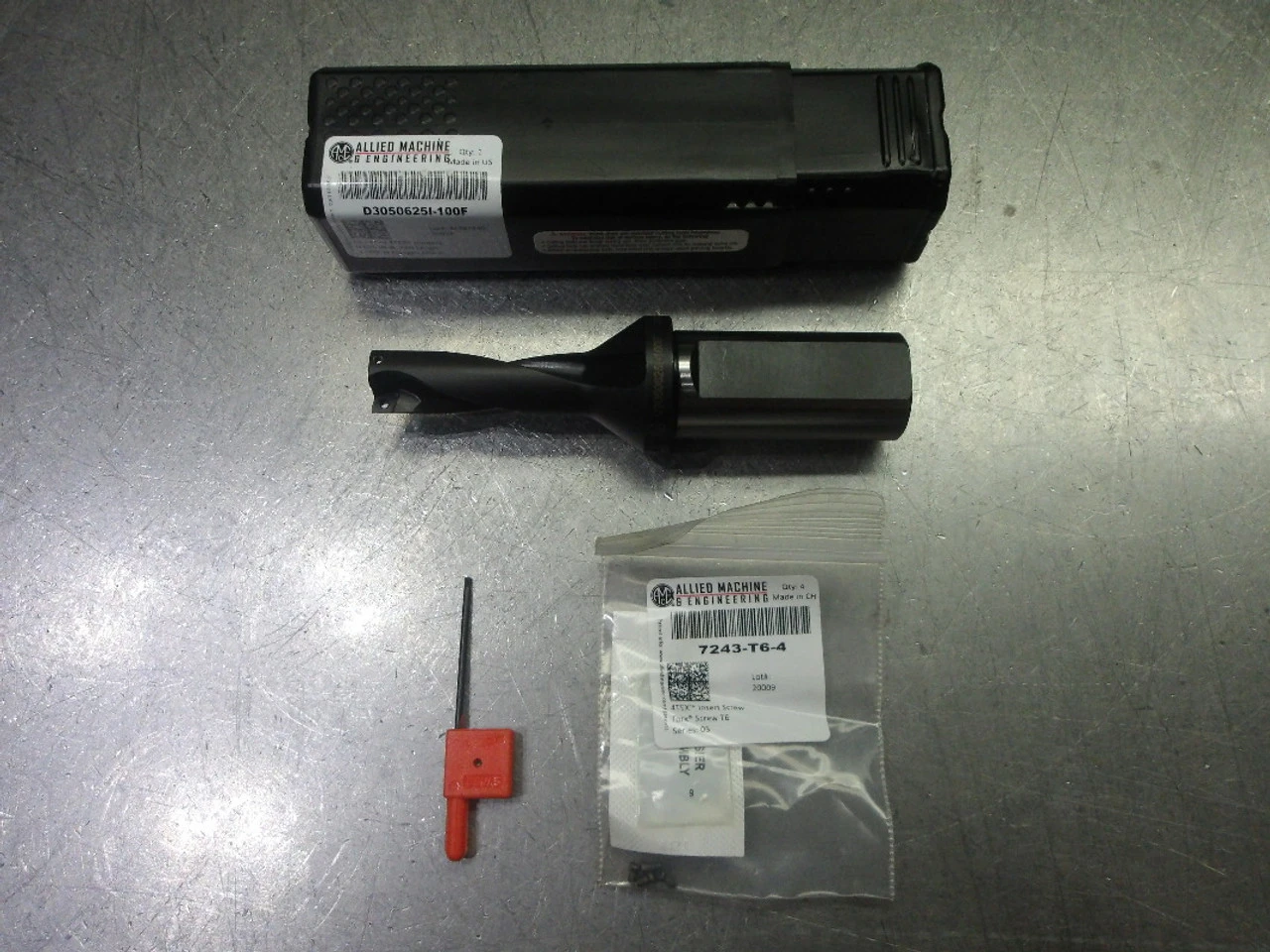 AMEC #05 4TEX 5/8" Coolant Thru Drill 1" Shank D3050625I-100F (LOC2708A)
