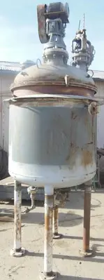 Reactor, 200 Gallon, Glass Lined, Jkt, Agit, Pfaudler, #C742758