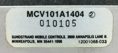 NEW SUNDSTRAND SAUER MCV103A6207 SERVO VALVE MCV101A1404