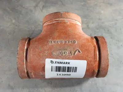 Grooved Tee 3-2, C-E=3.38 in