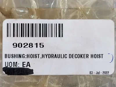 Hydraulic Decoking Hoist Bushing (Set of 16), 1-1/4in. Bore