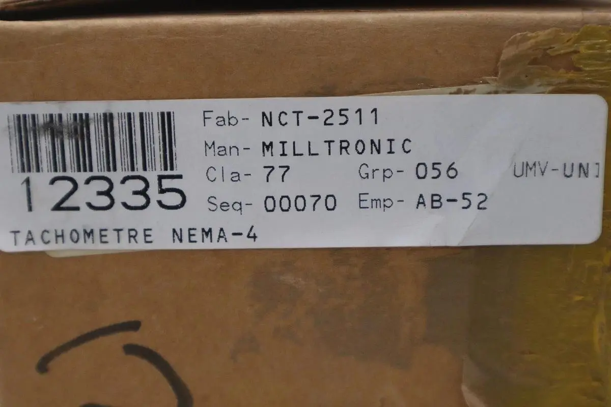 MILLTRONICS NCT-2 NON-CONTACTING TACHOMETER - STOCK GF1015