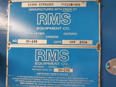RMS 4.5" 120mm Pin Barrel Rubber Extruder