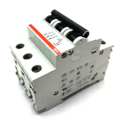 New | in-Stock ABB Miniature Circuit Breaker 3-Pole Tripping Character B Circuit Breakers Michigan US | Maverick Industrial Sales #1394576