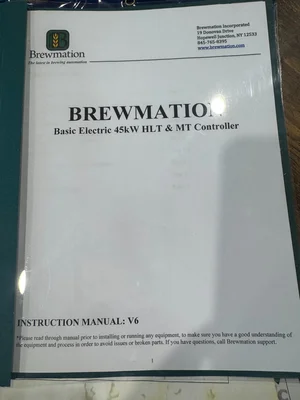 Brewmation 7bbl Electric Brewhouse - Like new Condition! BK, MT, HLT, pump, more!