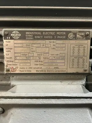 USED WORLDWIDE ELECTRIC WWE5-12-215T