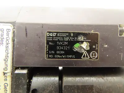 Gardner Denver 1BB 933871 Cooper Electric Servo Offset Nutrunner 3/8" Drive